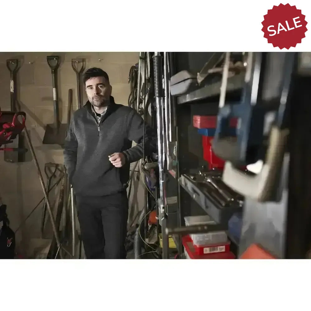 Fort Easton Pullover Grey Large Grey Workwear