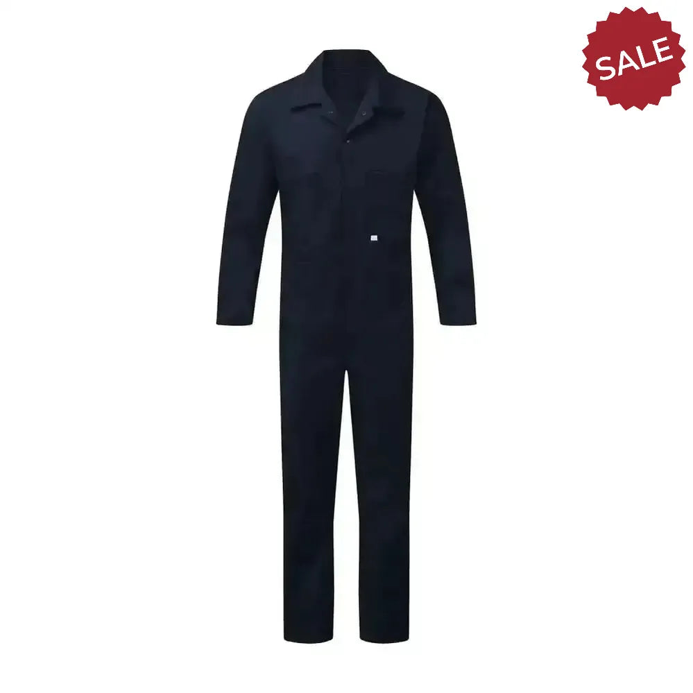 Fort Zip Front Coverall Navy Blue 34" Navy Blue Workwear