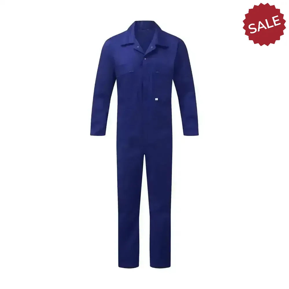 Fort Zip Front Coverall Royal Blue 34" Royal Blue Workwear