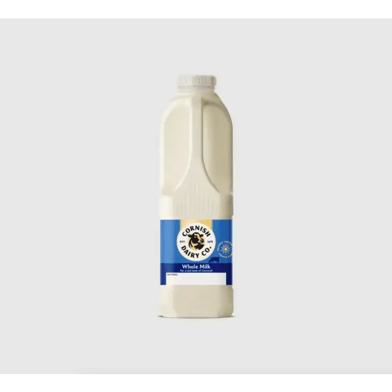 Full Fat Whole Milk Cornish Dairy Co Drinks