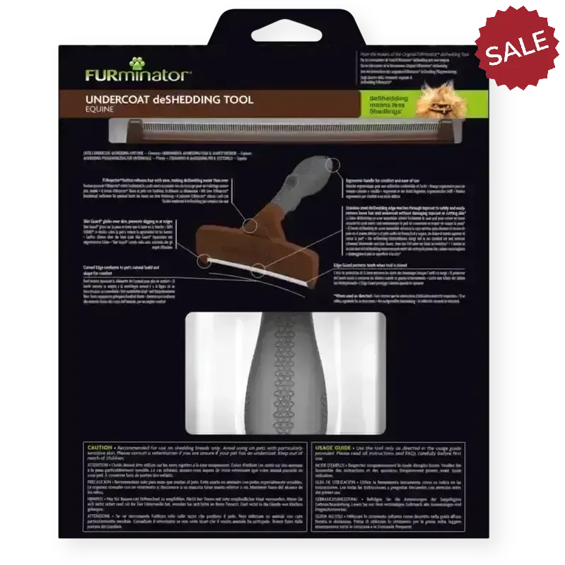 Furminator Undercoat Deshedding Tool For Equine Horse Shedding Tool