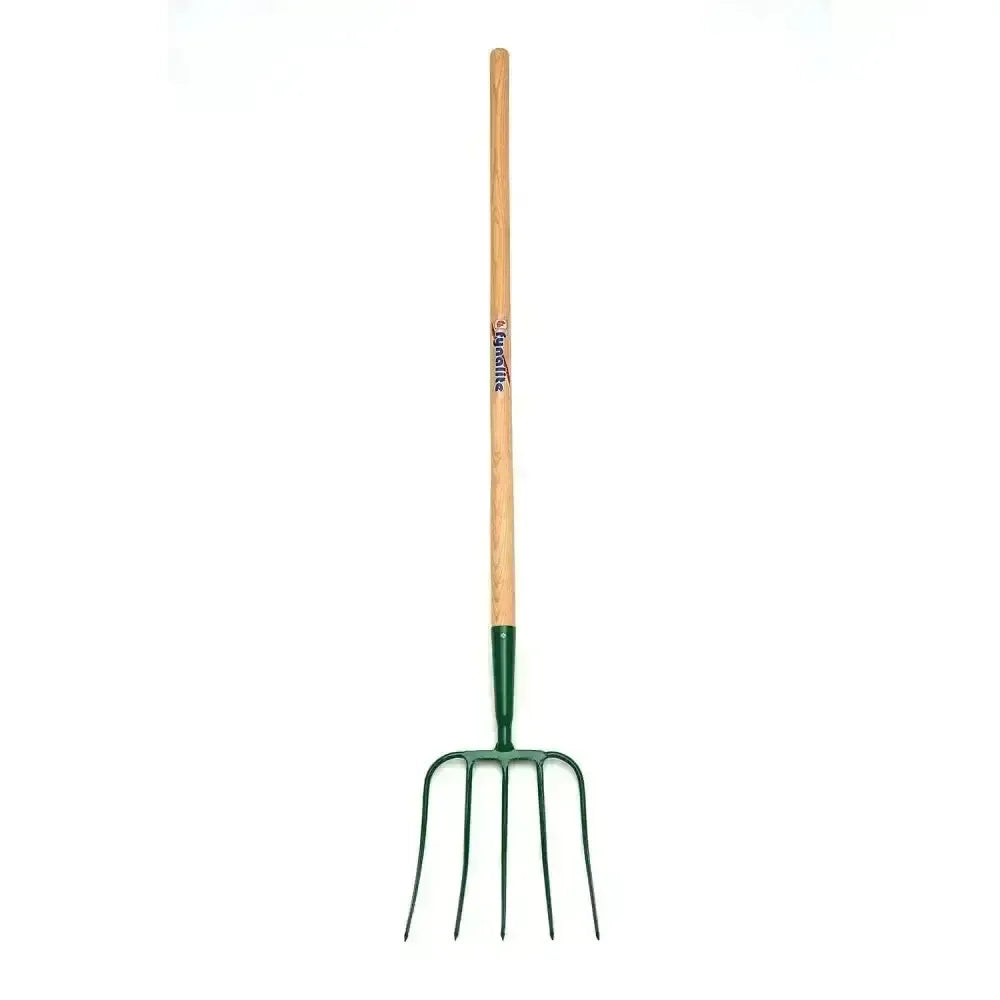 Fynalite Hay Fork 5 Prong Ash Handle Long Forks
