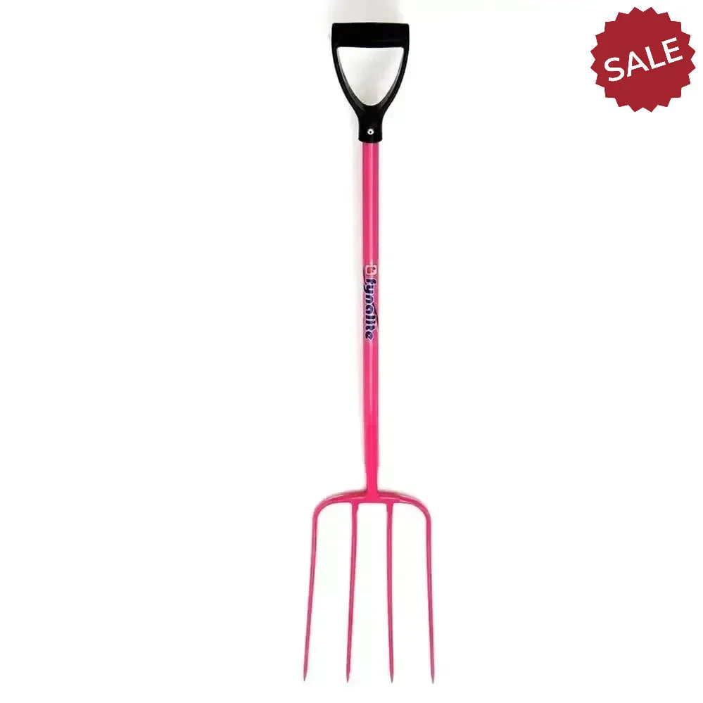 Fynalite Hi-Strength Manure Fork 4 Prong D-Grip 32" Green Forks