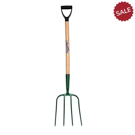 Fynalite Manure Fork 4 Prong Ash Handle D-Grip 32" Ash Forks