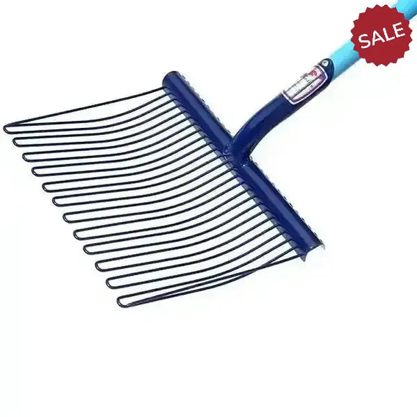 Fynalite Pellet Master Long Hardwood Handle Bedding Fork Blue Forks