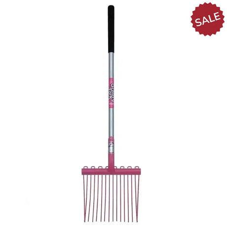 Fynalite Shavings Forks Groovy & Funky Stable Fork Junior Pink Straight Forks