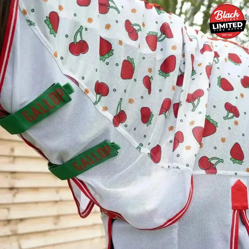 Gallop Berries & Cherries Combo Fly Rug 5'0" Fly Rugs