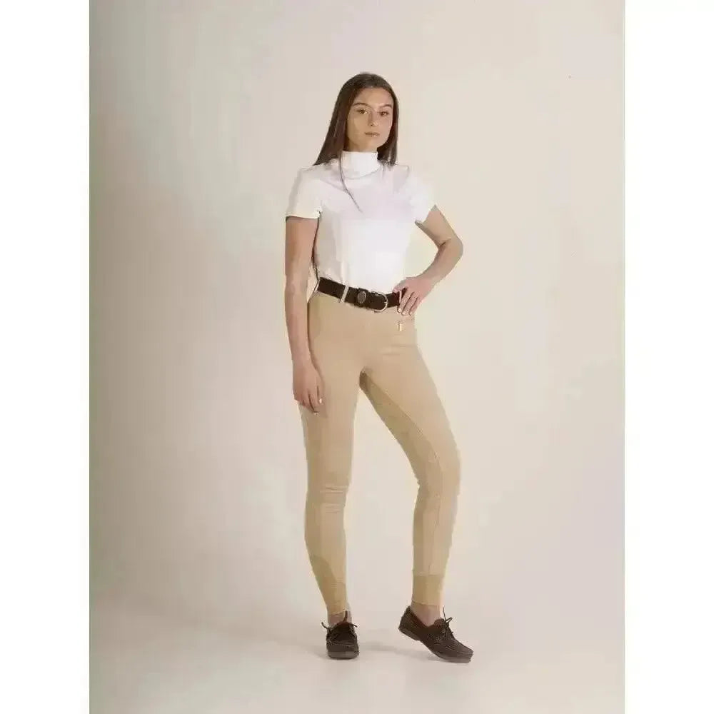 Gallop Full Silicone Seat Breeches Beige 24 Breeches