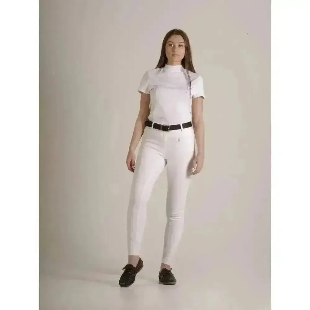 Gallop Full Silicone Seat Breeches White 24 Breeches