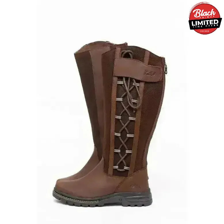 Gallop Gateley Country Boot Brown 4 Footwear