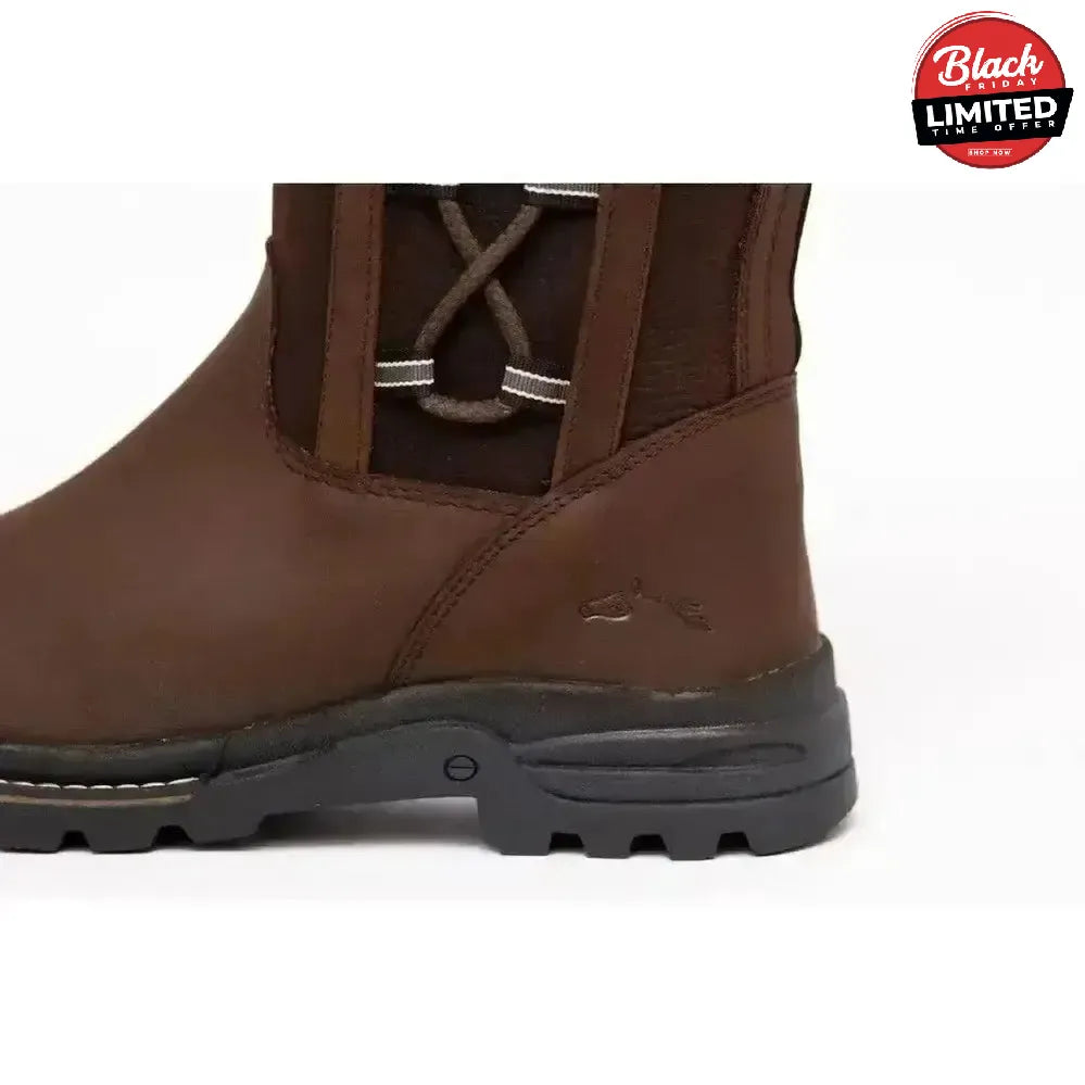 Gallop Gateley Country Boot Brown 4 Footwear