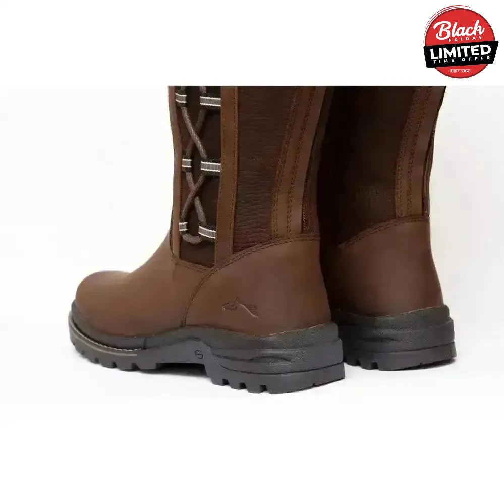 Gallop Gateley Country Boot Brown 4 Footwear