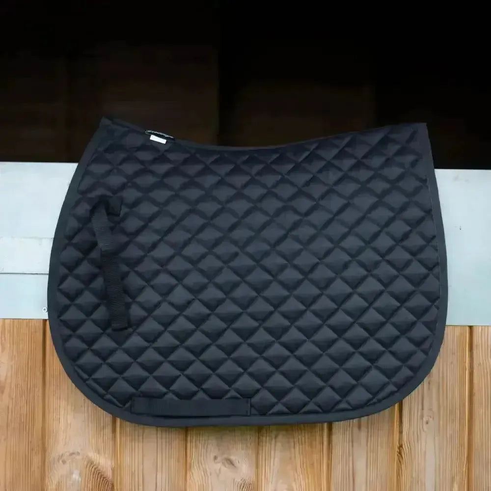 Gallop High Density Quilted Saddle Pad Black Pony/Cob Saddle Pads