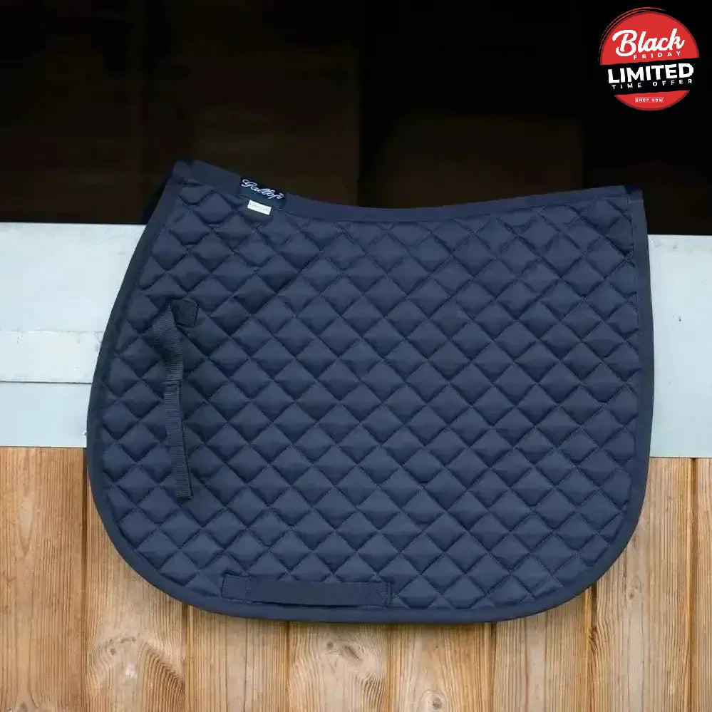 Gallop High Density Quilted Saddle Pad Black Pony/Cob Saddle Pads