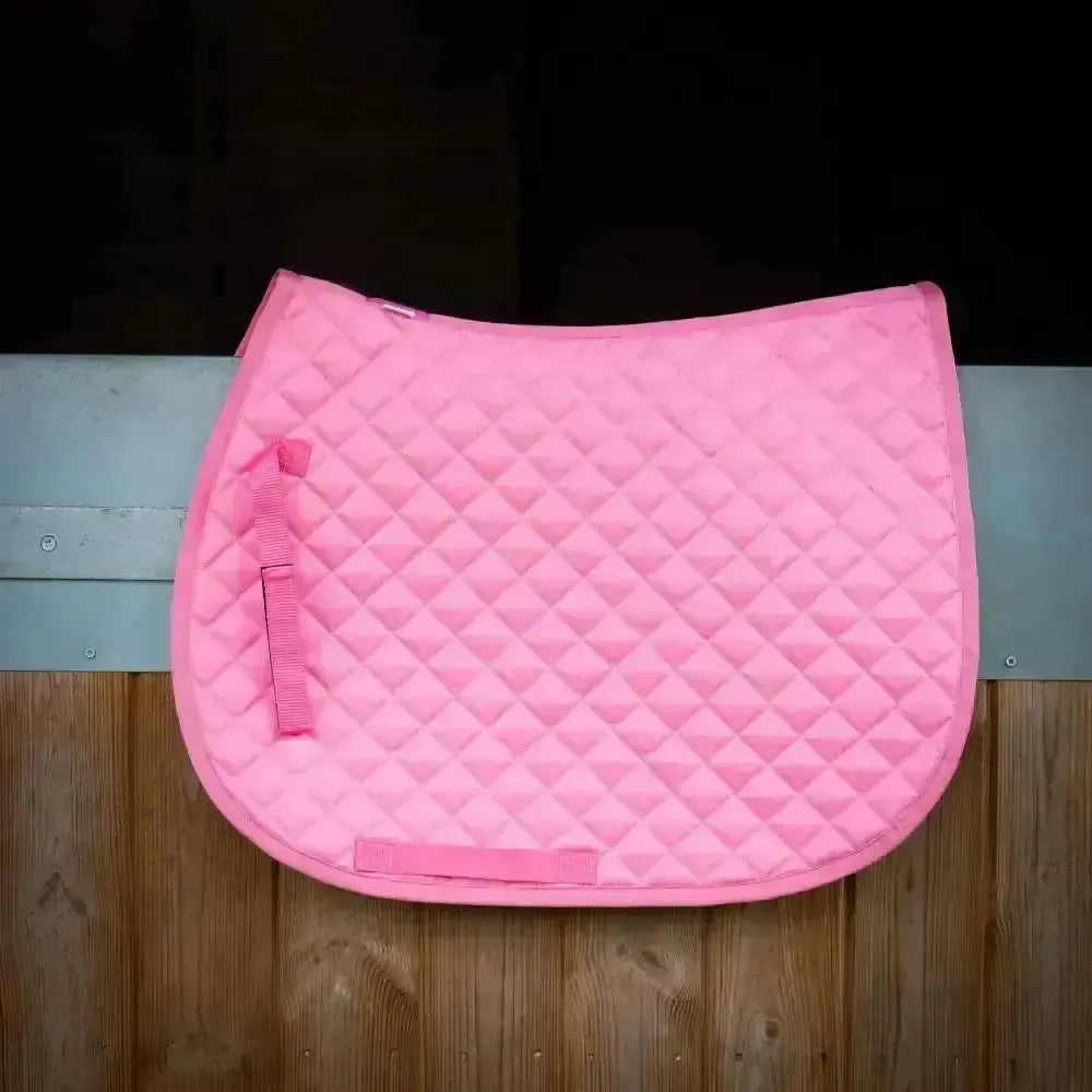 Gallop High Density Quilted Saddle Pad Pink Pony/Cob Saddle Pads