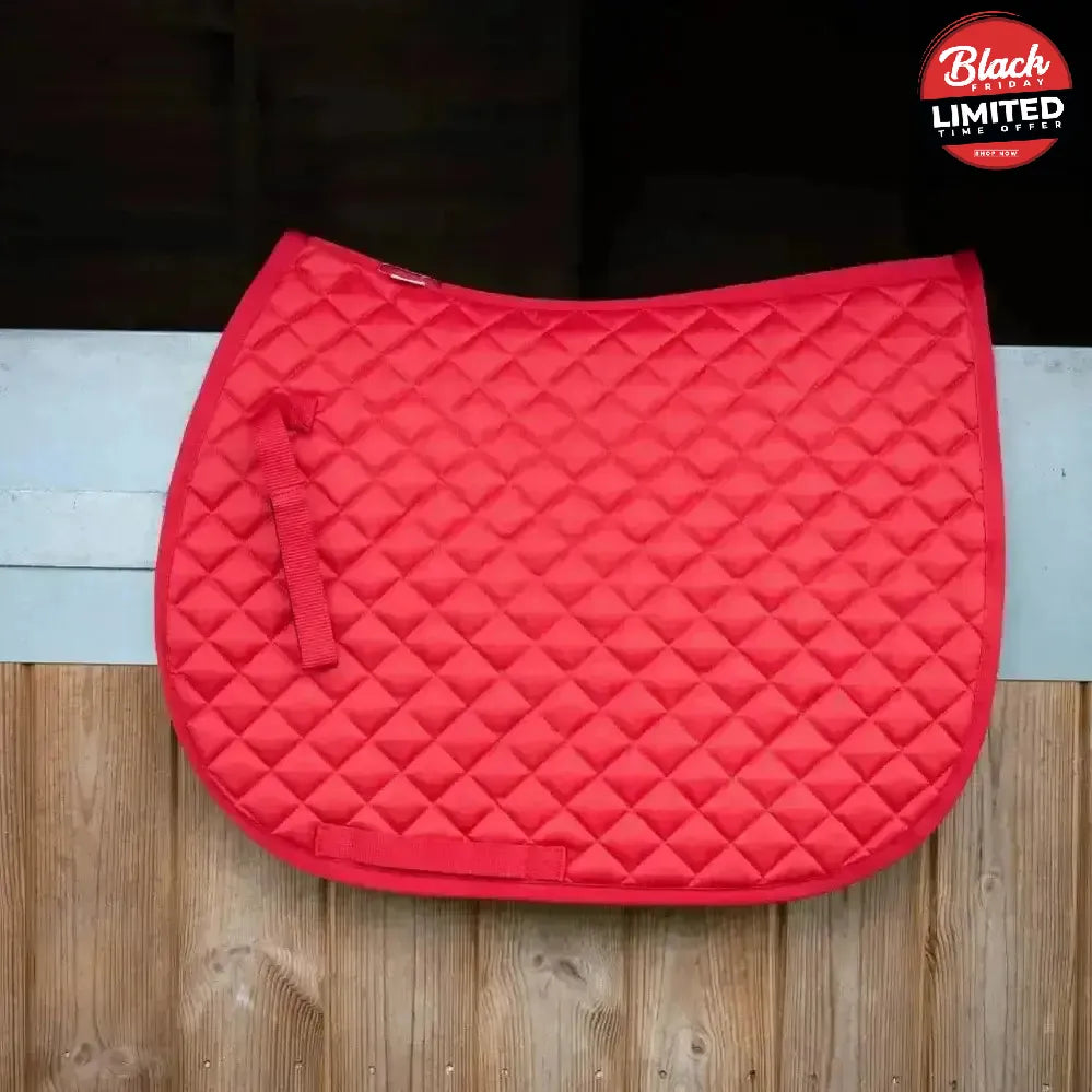 Gallop High Density Quilted Saddle Pad Black Pony/Cob Saddle Pads