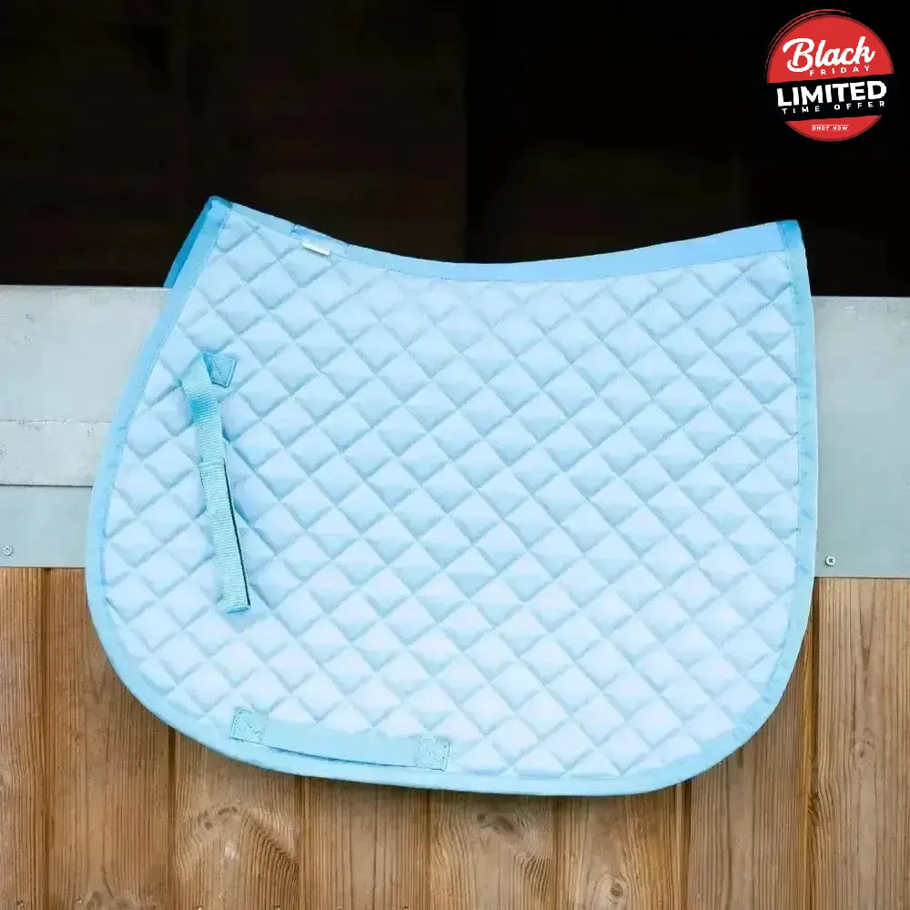 Gallop High Density Quilted Saddle Pad Black Pony/Cob Saddle Pads