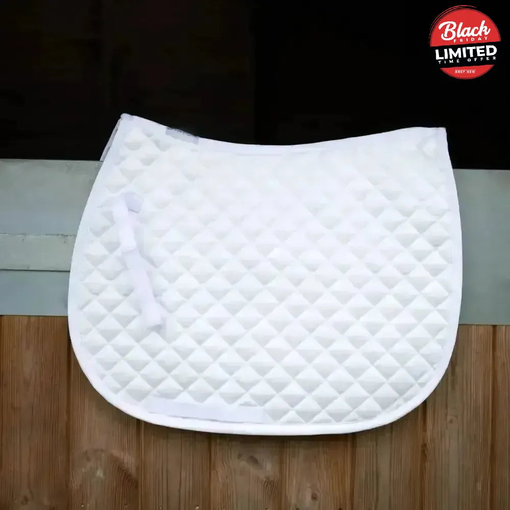 Gallop High Density Quilted Saddle Pad Black Pony/Cob Saddle Pads
