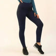 Gallop High-Waist Pocket Silicone Knee Riding Tights Navy X Small Riding Tights