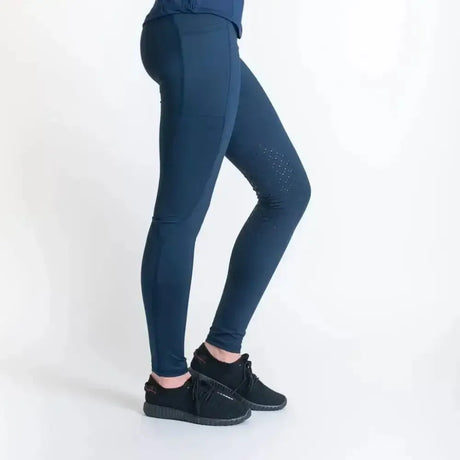 Gallop High-Waist Pocket Tights Navy X Small Riding Tights