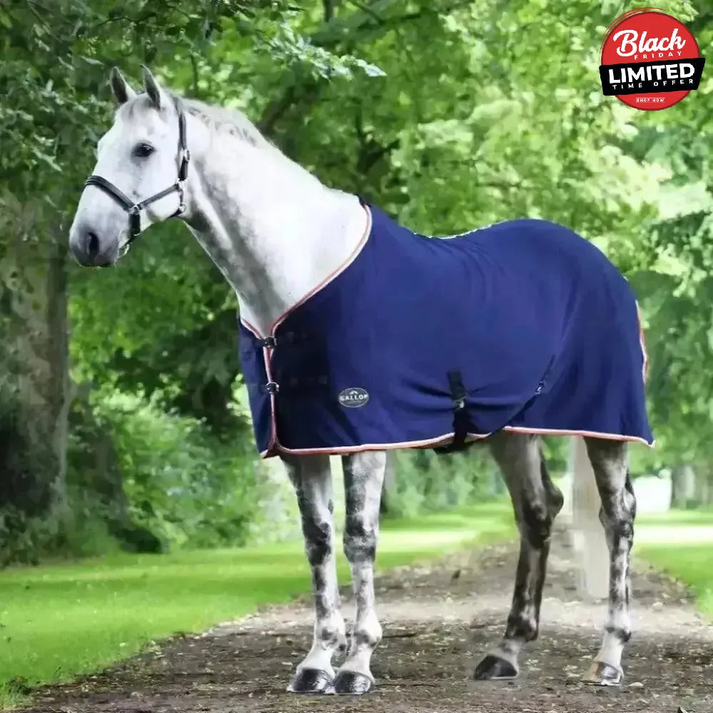 Gallop Jersey Cooler Rug Navy 4'6" Cooler Rugs