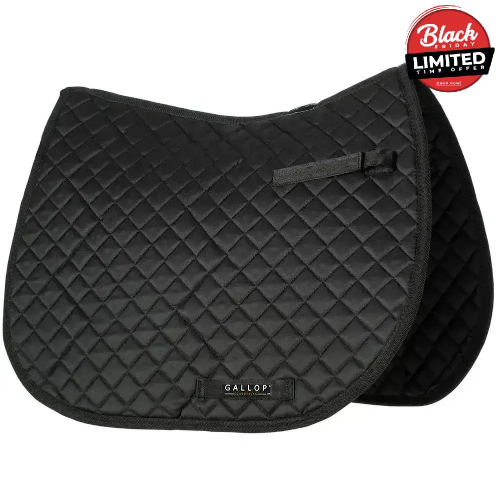 Gallop Light Classic Saddlecloth Black Saddle Pads