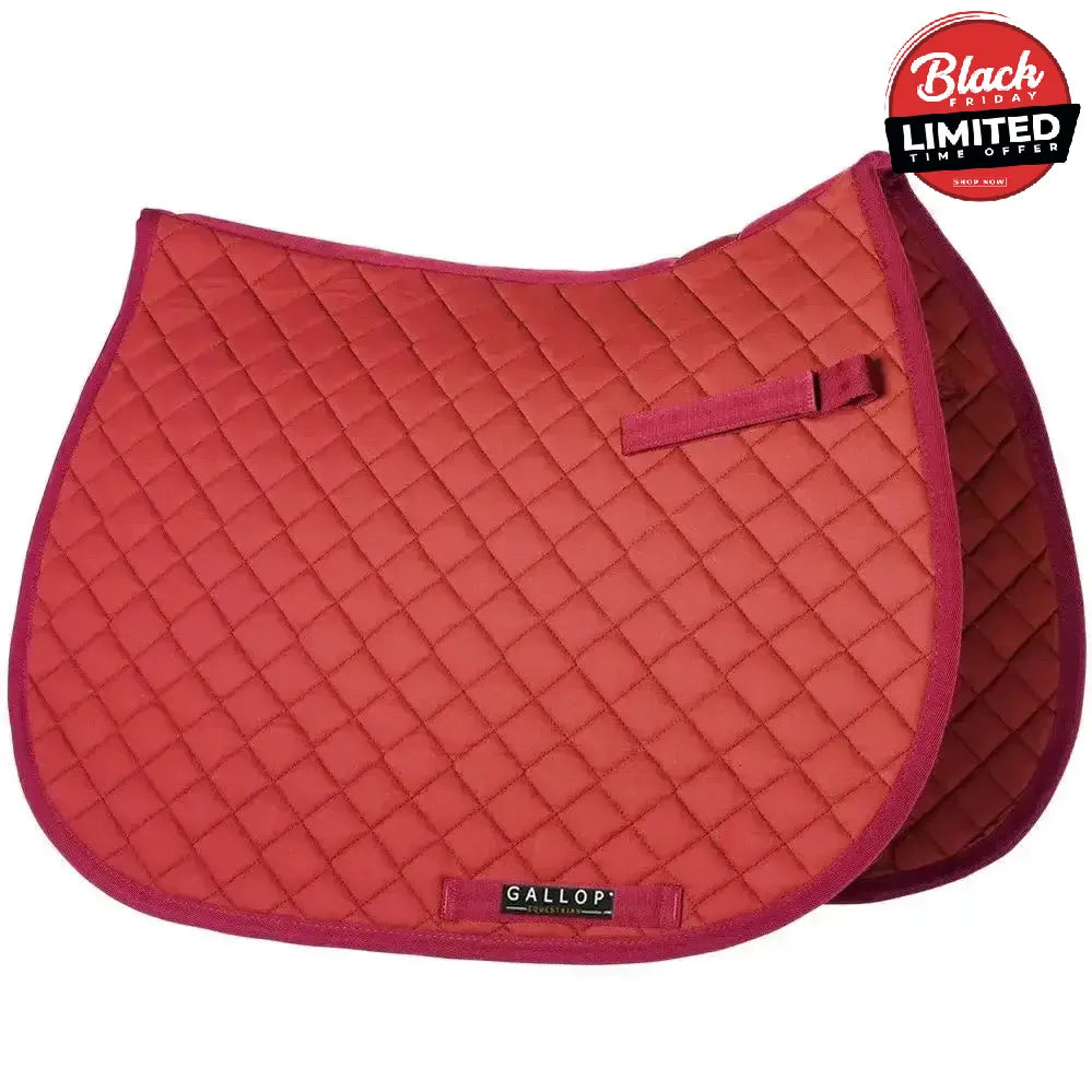 Gallop Light Classic Saddlecloth Black Saddle Pads