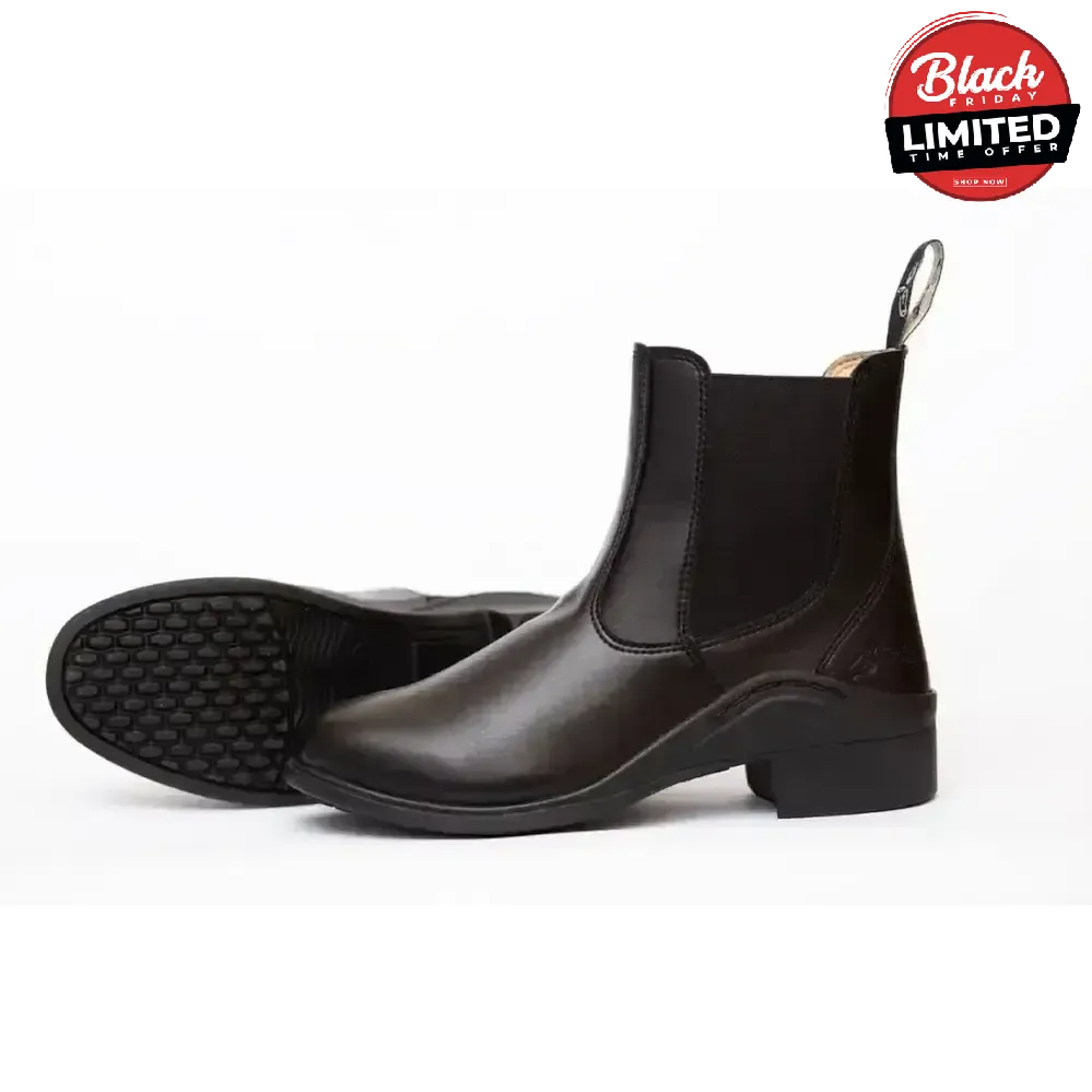 Gallop New Children's Elegance Synthetic Jodhpur Boots Black Child 10 Short Riding Boots