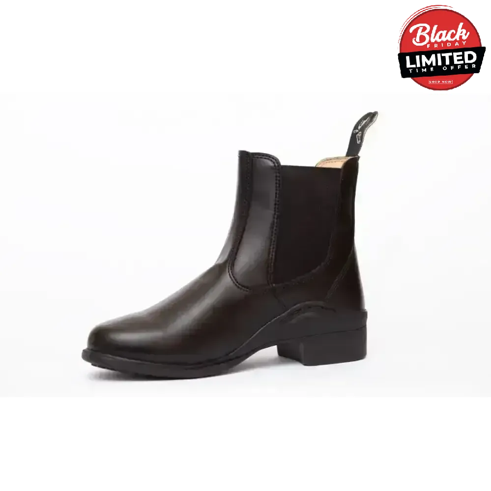 Gallop New Children's Elegance Synthetic Jodhpur Boots Black Child 10 Short Riding Boots