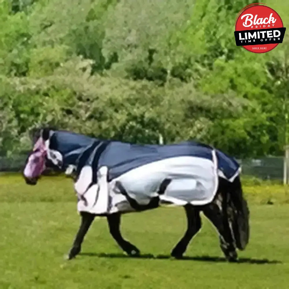 Gallop NEW Ponie Turnout Fly Rug Combo Waterproof 3'9" Waterproof Fly Rugs