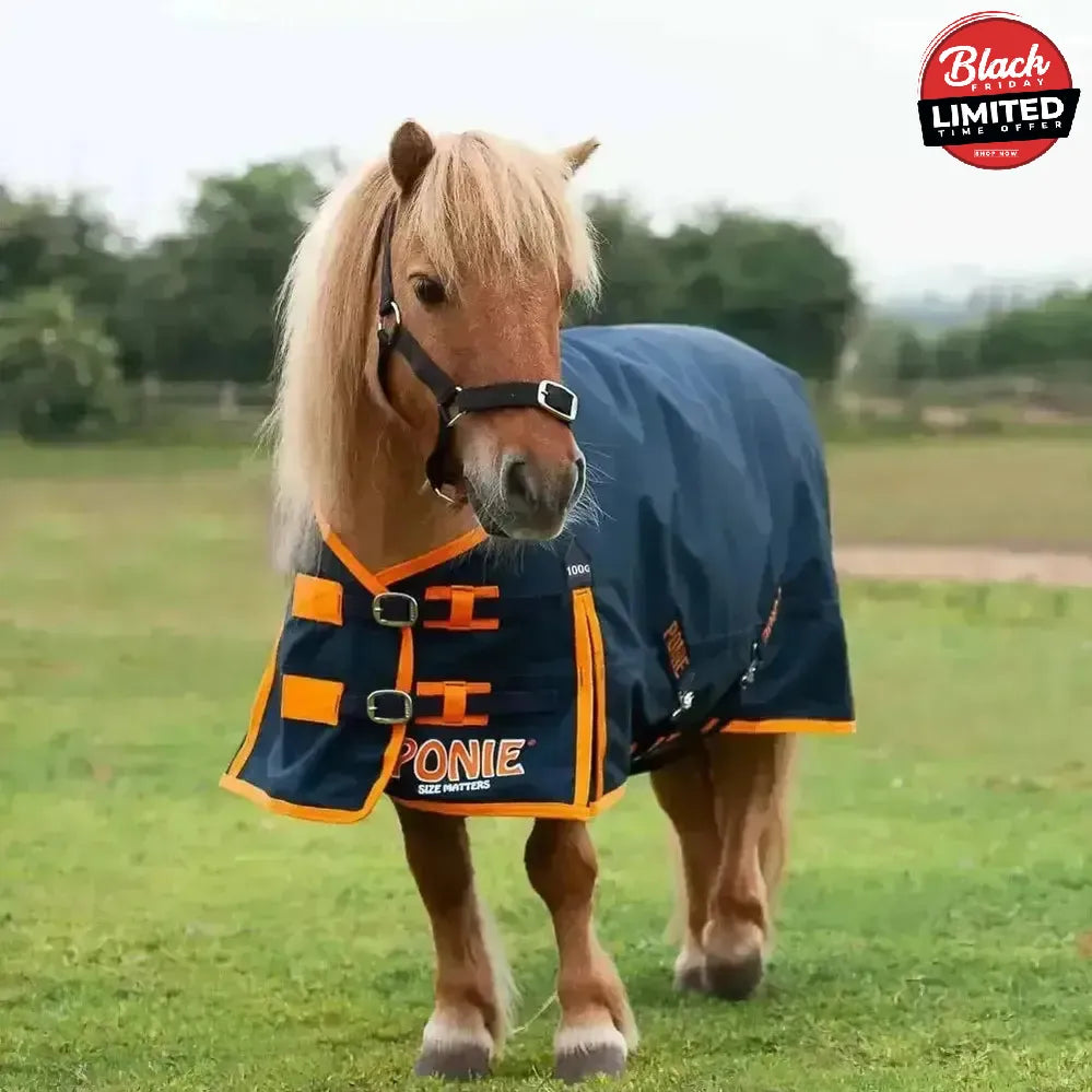 Gallop Ponie 100g Lightweight Turnout Rug With Standard Neck 4'0" Turnout Rugs