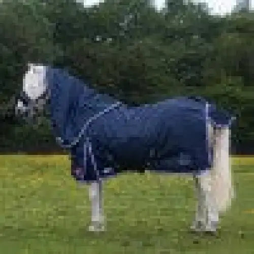 Gallop Ponie Duraproof 0g Turnout Rug Standard Neck 5-Point 3'6" Navy Turnout Rugs