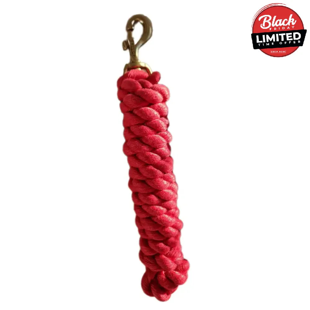 Gallop Premium Polycotton Lead Rope Black Lead Ropes
