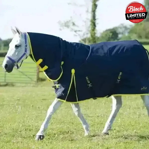 Gallop Trojan 200g Medium Weight Turnout Rug Combo 5'6" Turnout Rugs