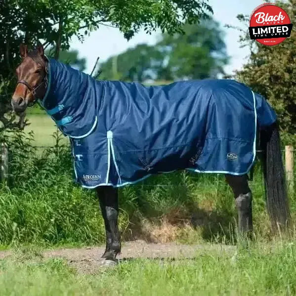 Gallop Trojan 350g Heavy Weight Turnout Rug Combo 5'6" Turnout Rugs