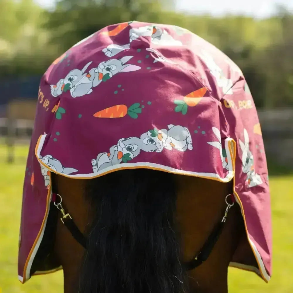 Gallop Trojan Bunnies And Carrots 50G Dual Rug & Neck Turnout Set 6'3" Turnout Rugs