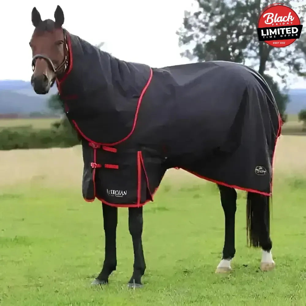 Gallop Trojan Dual 200g Medium Weight Turnout Rugs Detachable Neck 5'3" Turnout Rugs