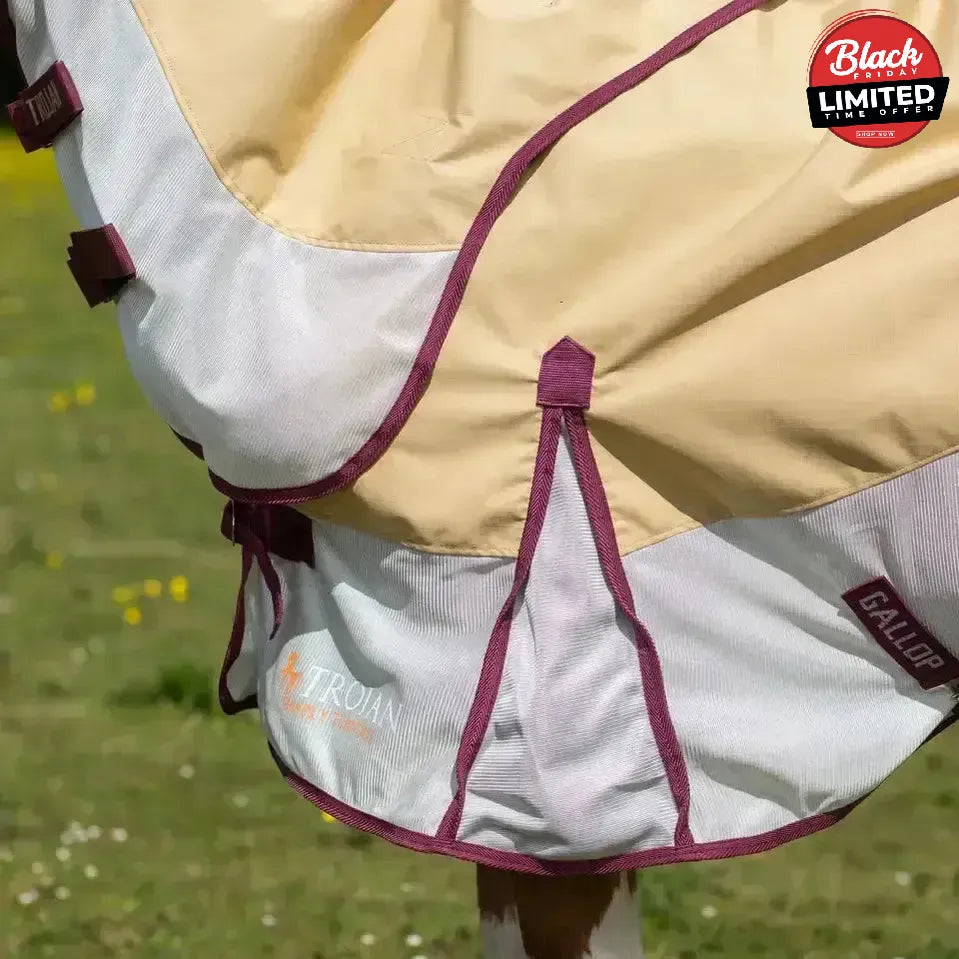 Gallop Trojan Fly Rug Turnout Dual Waterproof Fly Rug 5'6" Waterproof Fly Rugs