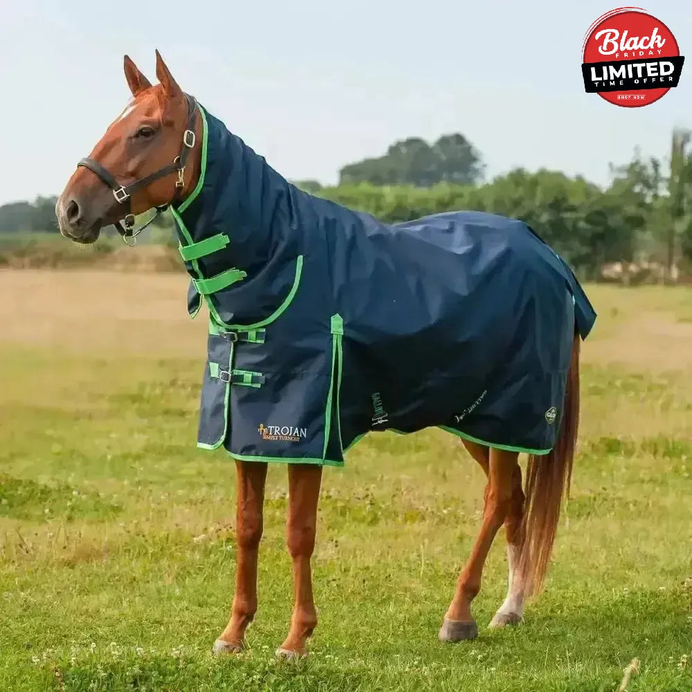 Gallop Trojan Lightweight 0g Combo Neck Turnout Rug 5'6" Turnout Rugs