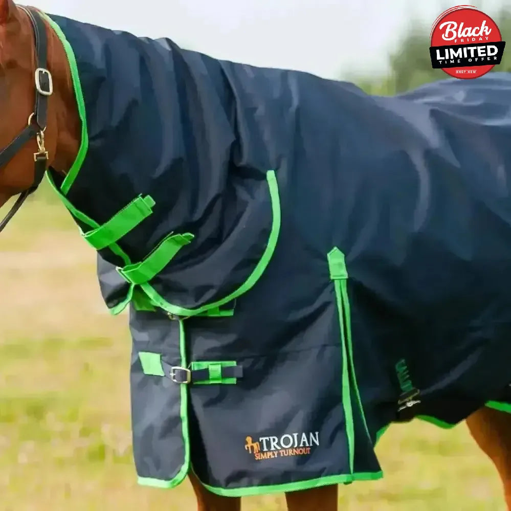Gallop Trojan Lightweight 0g Combo Neck Turnout Rug 5'6" Turnout Rugs