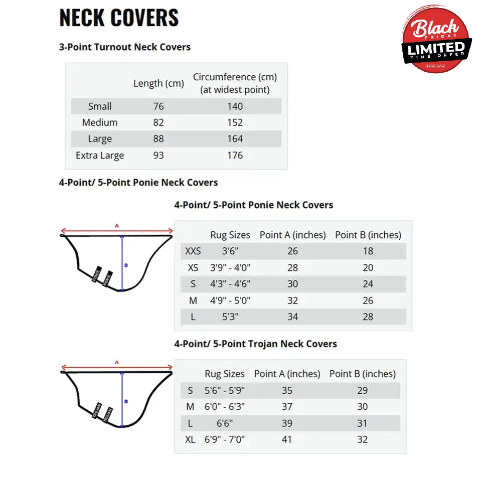 Gallop Trojan Universal Neck Cover Small Neck Covers