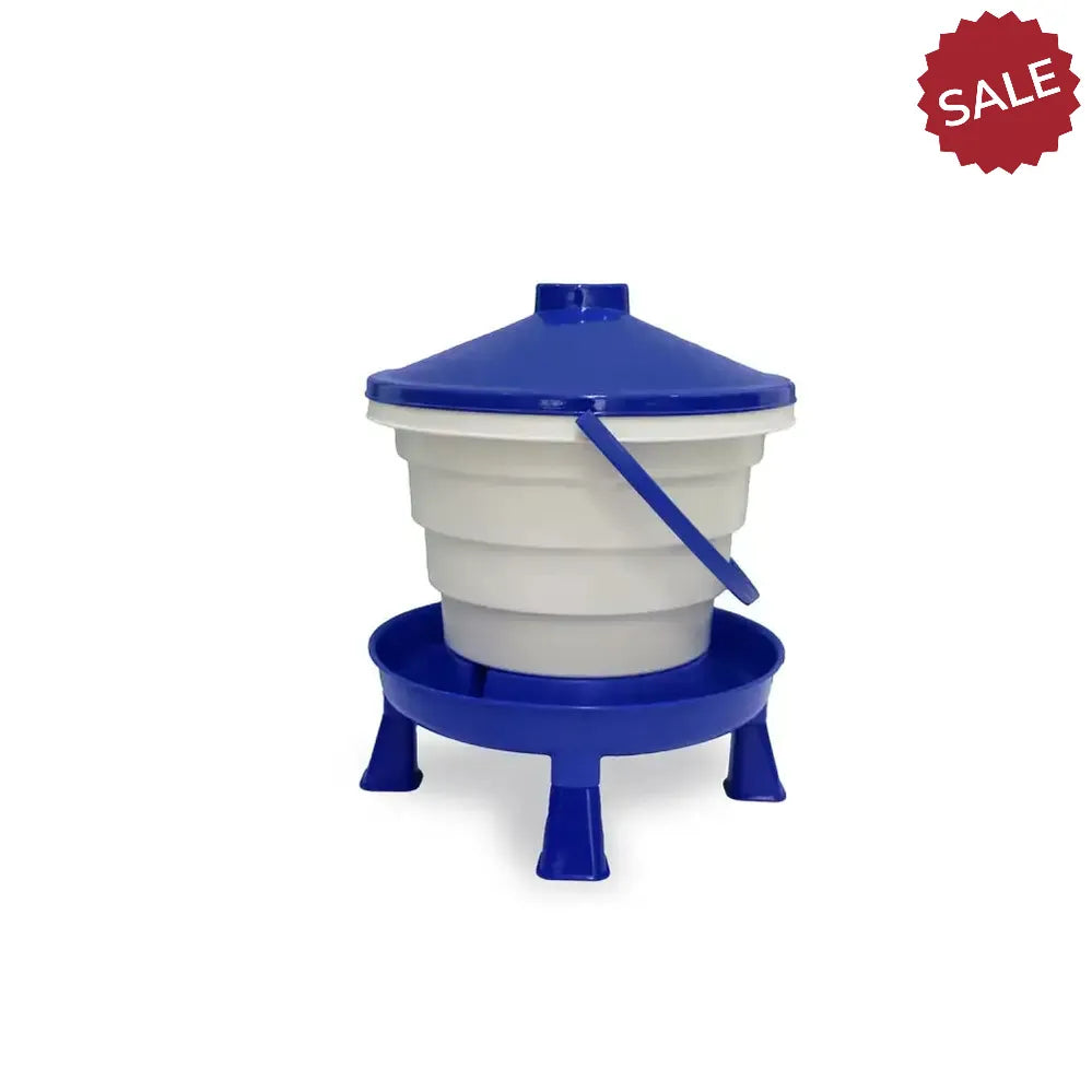 Gaun Bucket Drinker C/W Legs Blue/White 15 Litre Blue/White Poultry Drinkers