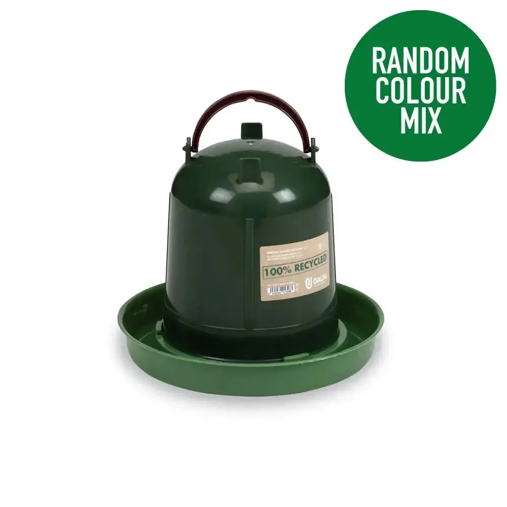 Gaun Chicken Drinker Eco Recycled 1.5 Litre X 10 Pack mixed Poultry Drinkers