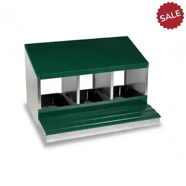 Gaun Laying Nest 3 Compartments Chicken Nesting Boxes