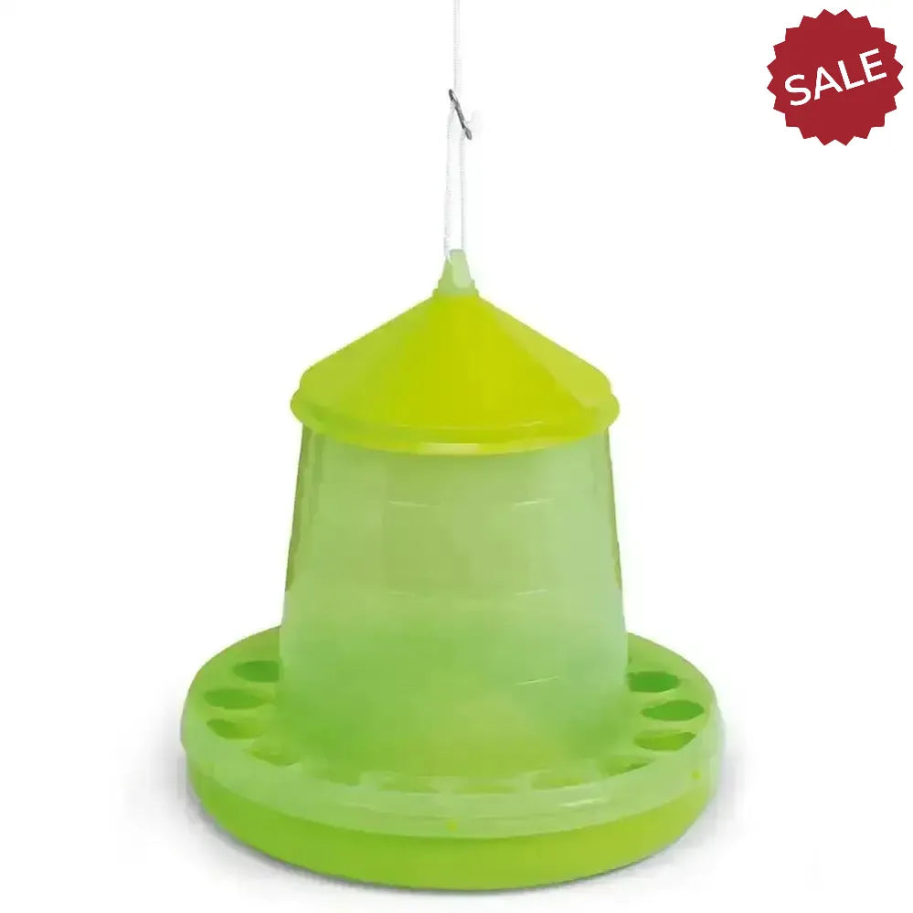 Gaun Poultry Feeder Plastic Green 2kg Green Poultry