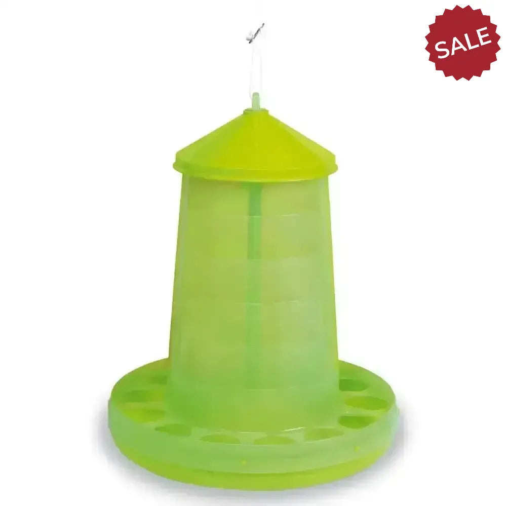 Gaun Poultry Feeder Plastic Green 2kg Green Poultry