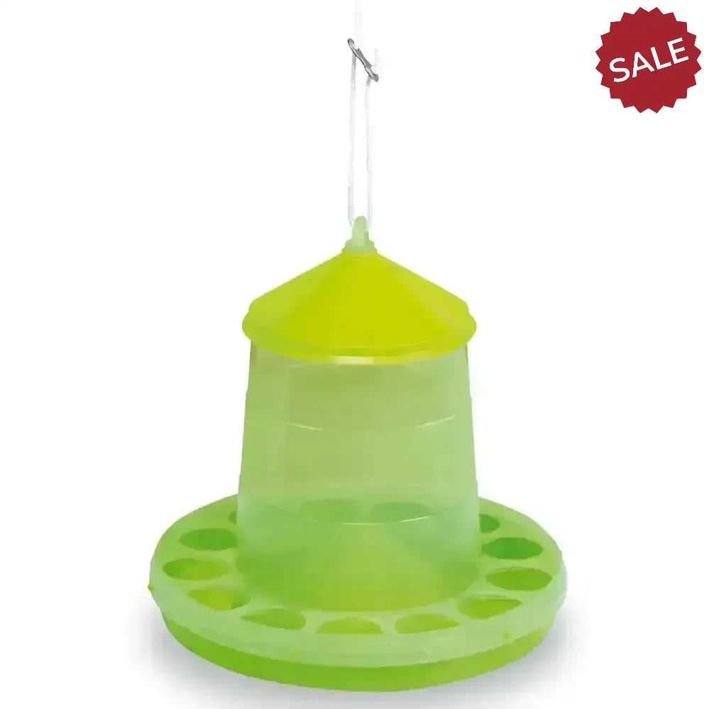 Gaun Poultry Feeder Plastic Green 2kg Green Poultry