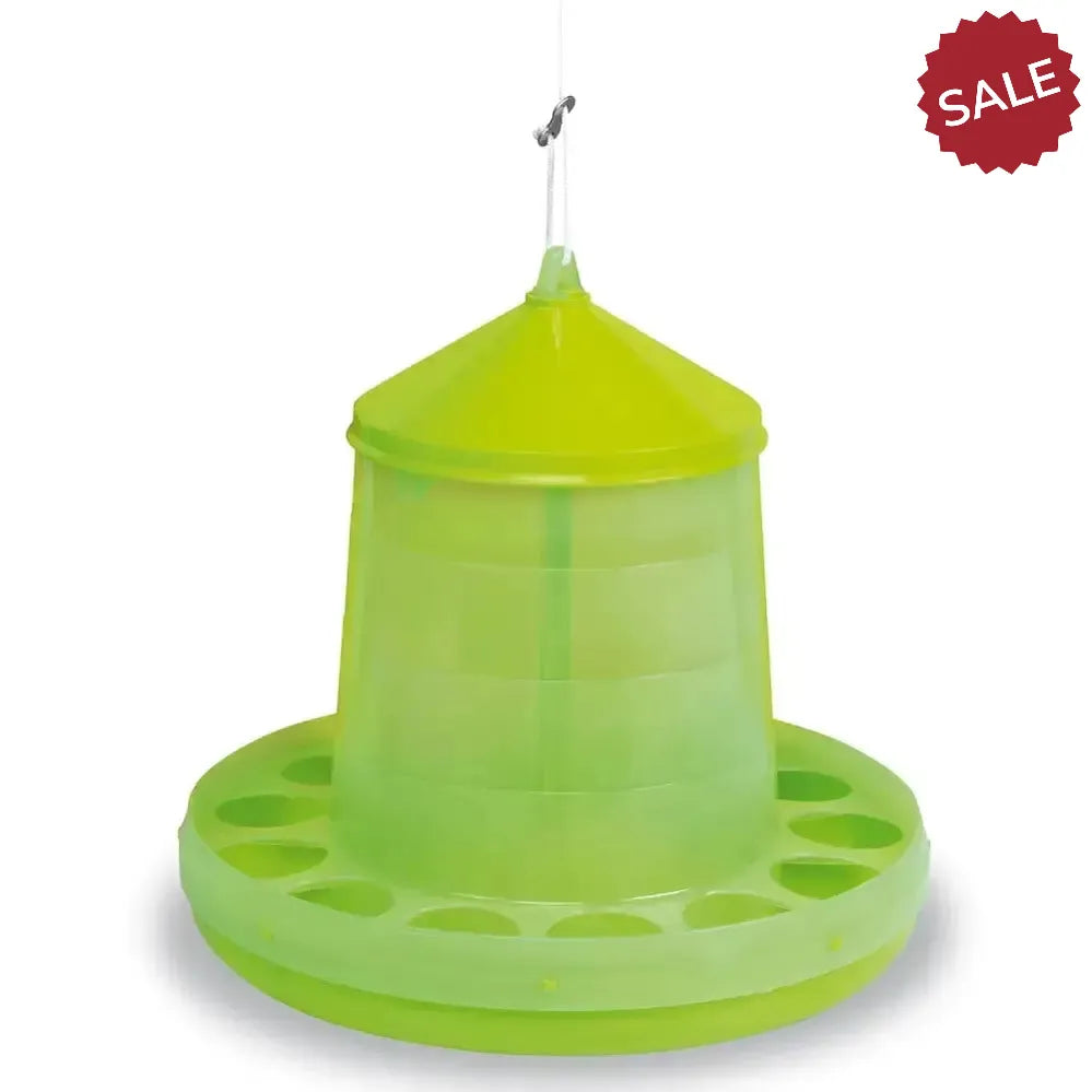 Gaun Poultry Feeder Plastic Green 2kg Green Poultry