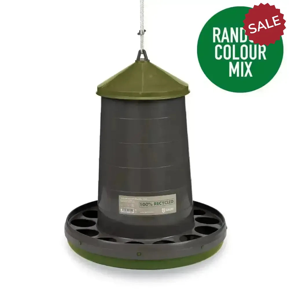 Gaun Poultry Feeder Plastic Recycled 2kg X 10 Pack mixed Poultry Feeders