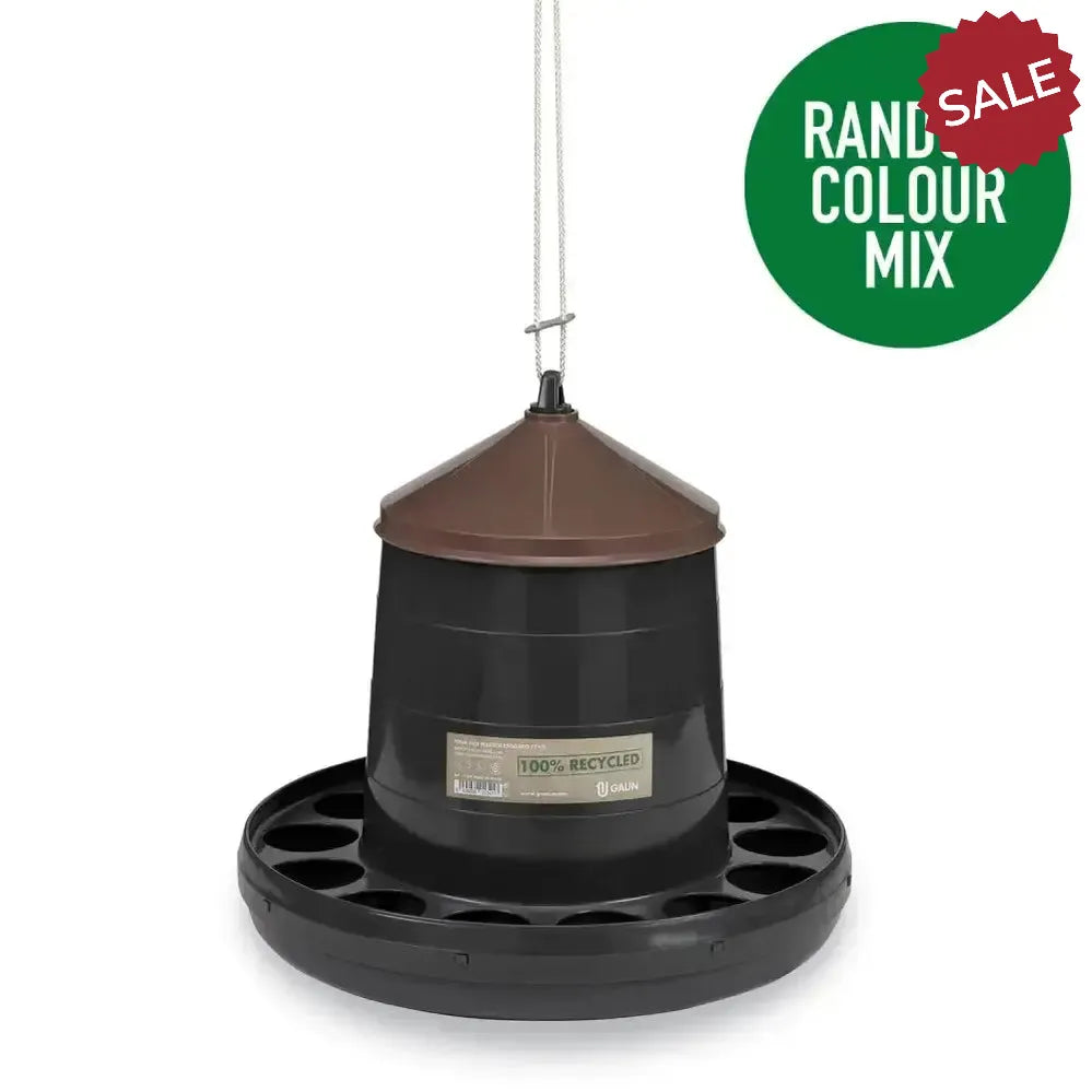 Gaun Poultry Feeder Plastic Recycled 2kg X 10 Pack mixed Poultry Feeders